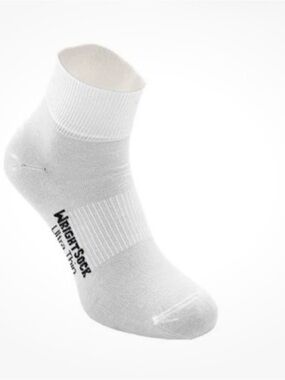 Wrightsock white ultra thin socks, Size XL #athleticwear #running New Unisex